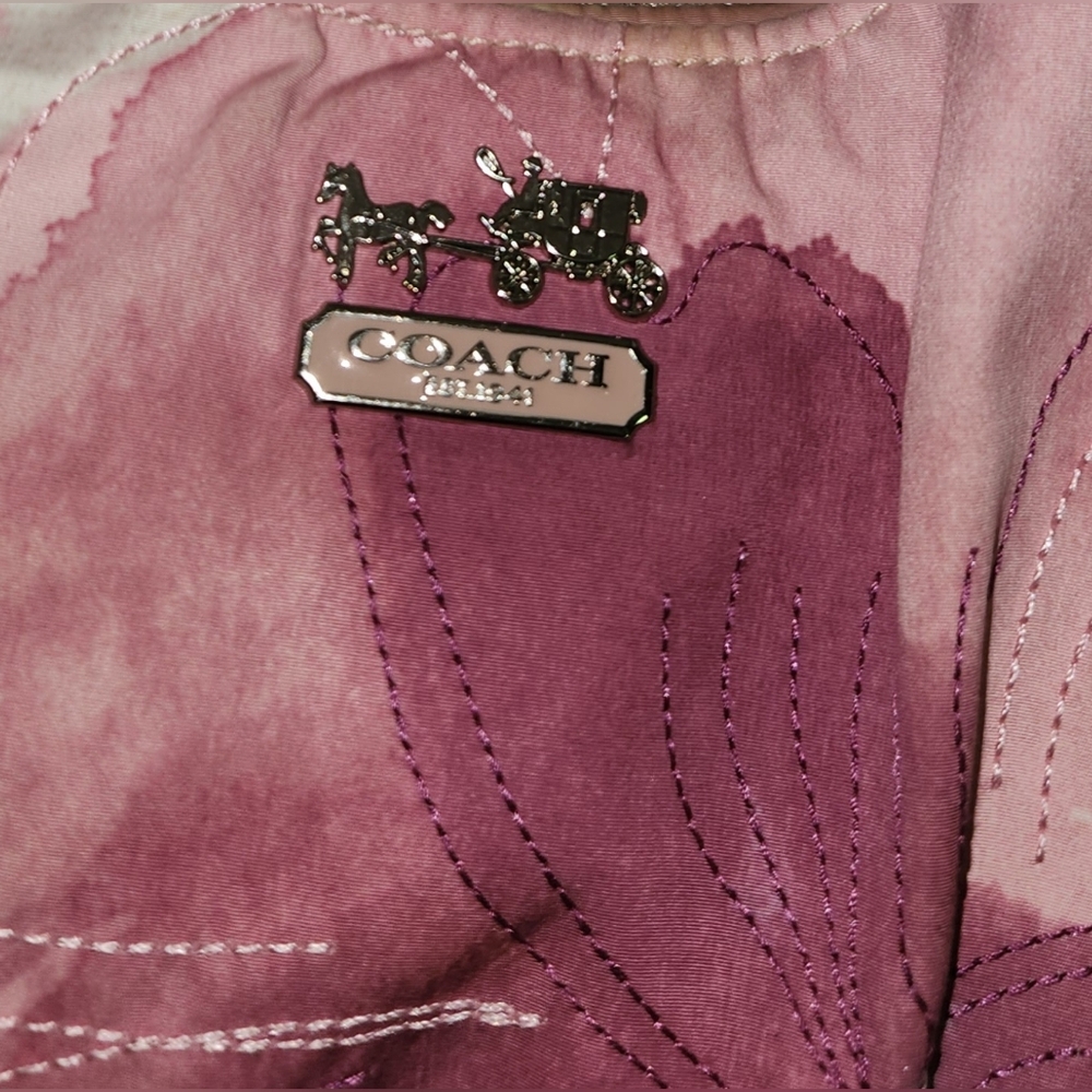 Coach Madison Maggie Hobo Satchel With Stunning Colors. Beautiful Florals! - Picture 5 of 15